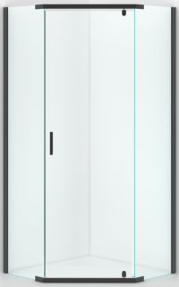 Душевой уголок Berges Solo T Black 100x100см чёрный матовый 061110